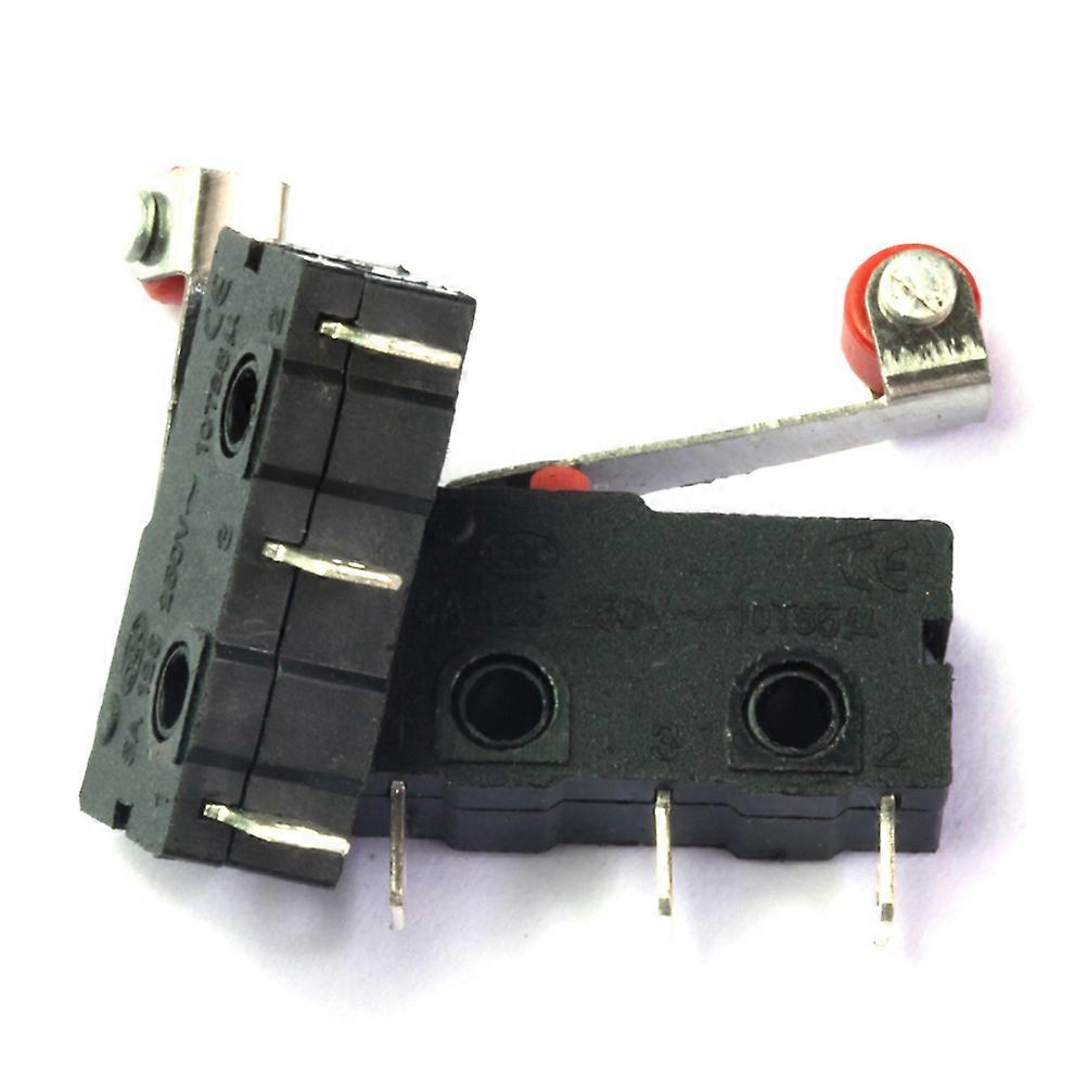 Nc Micro Limit Switch with Roller Lever Arm for Switching 5Pcs Mini Spdt Snap Action