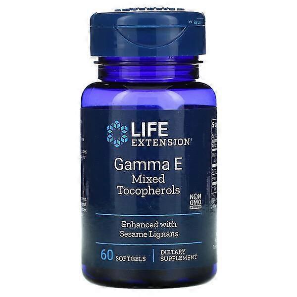 Life Extension, Gamma E Mixed Tocopherols, 60 Softgels