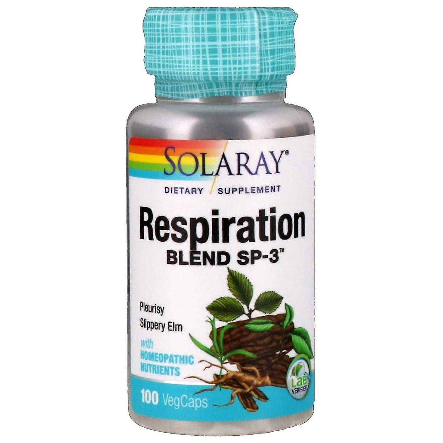 Solaray, Respiration Blend SP-3, 100 VegCaps