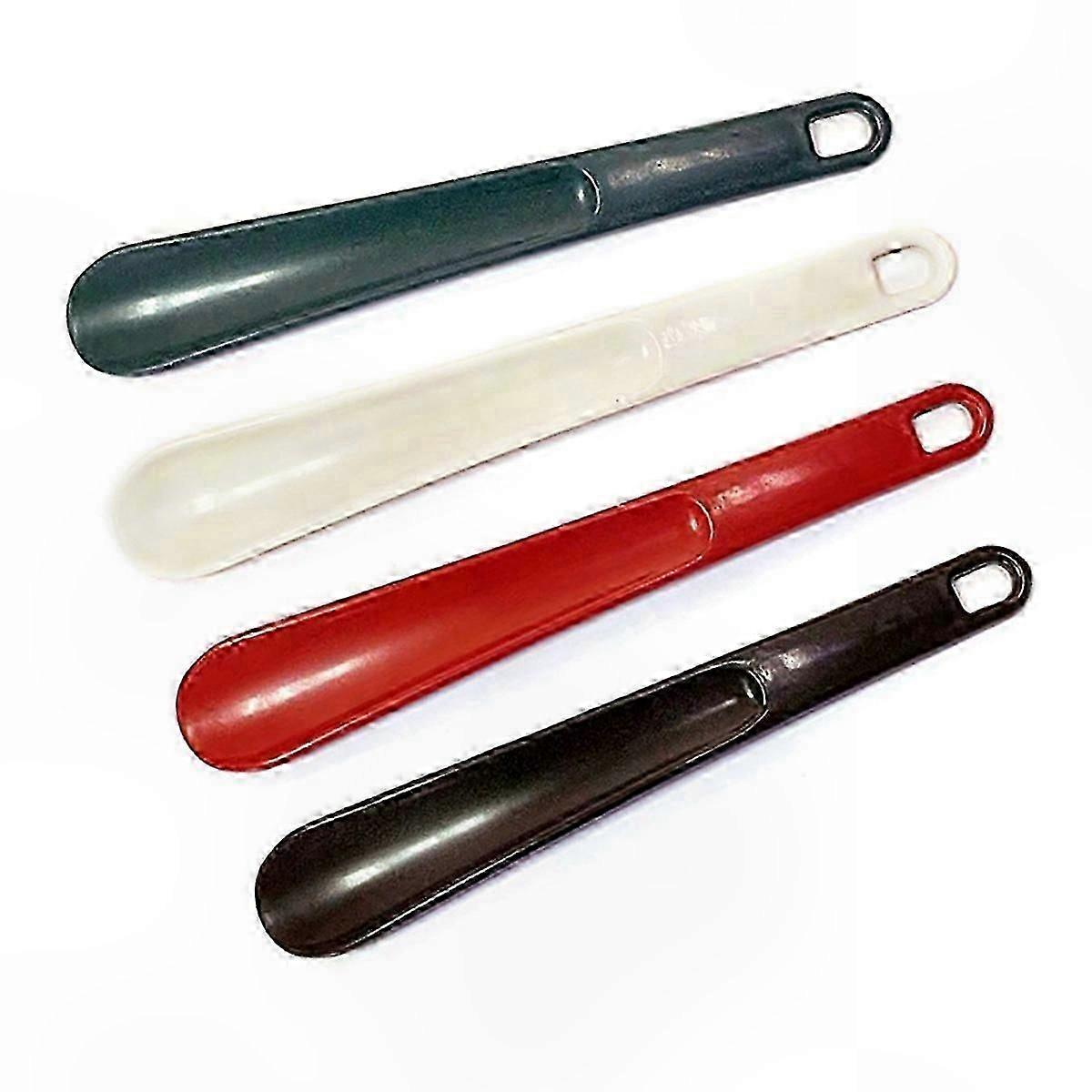 25cm Durable Shoehorn with Short Handle, Ergonomic Design, Hanging Hole, Stable Usage for Men, Women, and Individuals