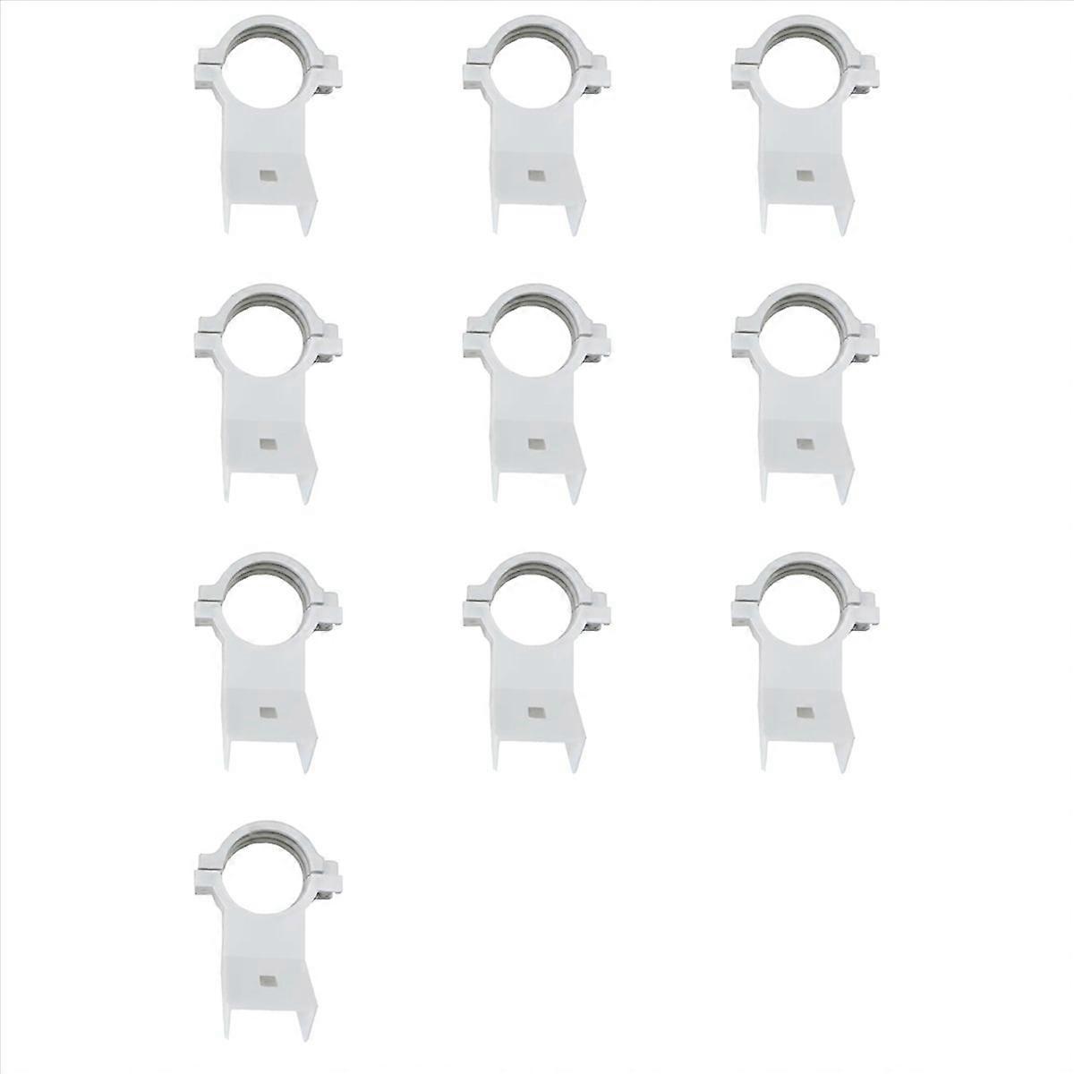 10X KU Band LNB Holder for Satellite Dishes 20mm Plastic Bracket, Weatherproof for Multiple Dish Siz