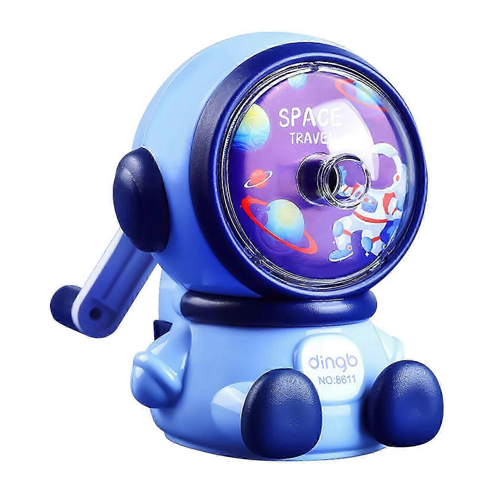 Pencil Sharpener Unique Design Portable Cartoon Astronaut Durable Colorful Primary School Cute Toys Back To School Popular Child