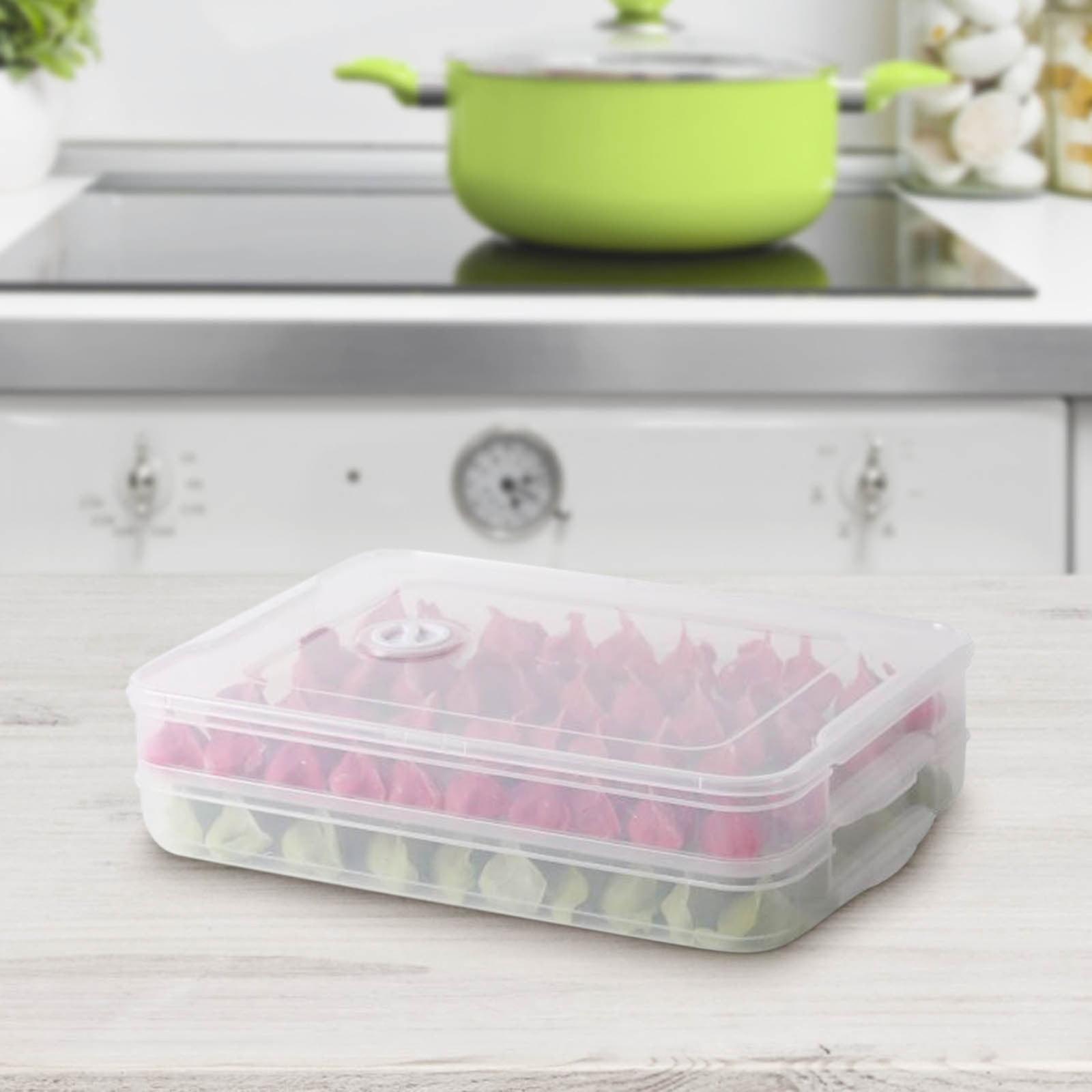 under 5$ Gnobogi Storage Box, Food Preservation Box, Multi-layer Freezer Box, Household Refrigerator, Multi-layer Food Timer Freezer Box Clearance