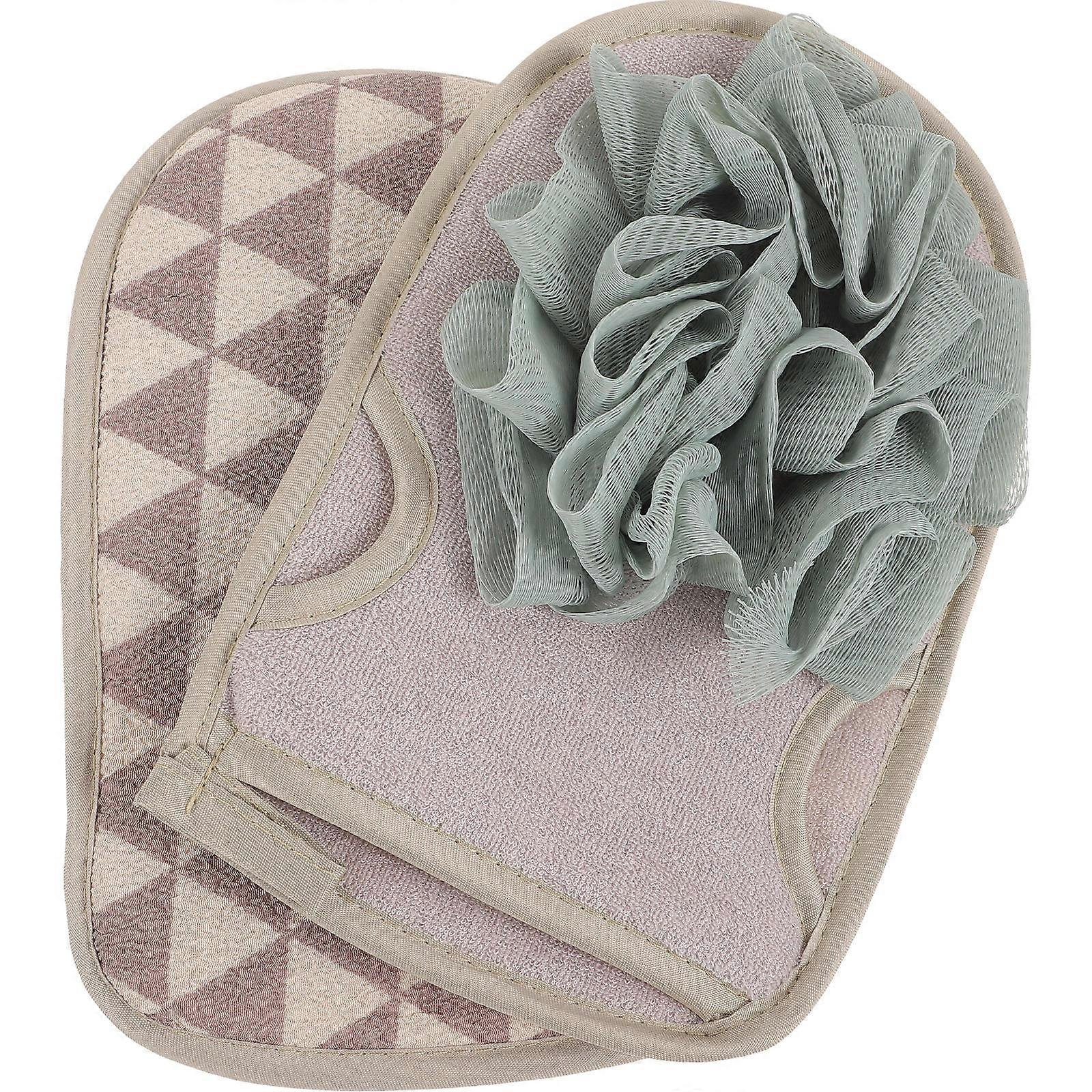 Bath Accessory Household Bath Mitts for Shower Use 4Pcs Assorted Colors