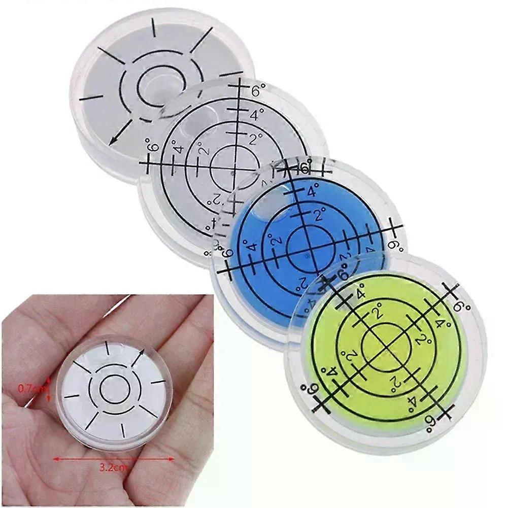 1PC 32mm Precision Bubble Level Round Circular Measuring Kit Mini Spirit Level Bull Eye Horizontal Leveler Bubble Level Tool