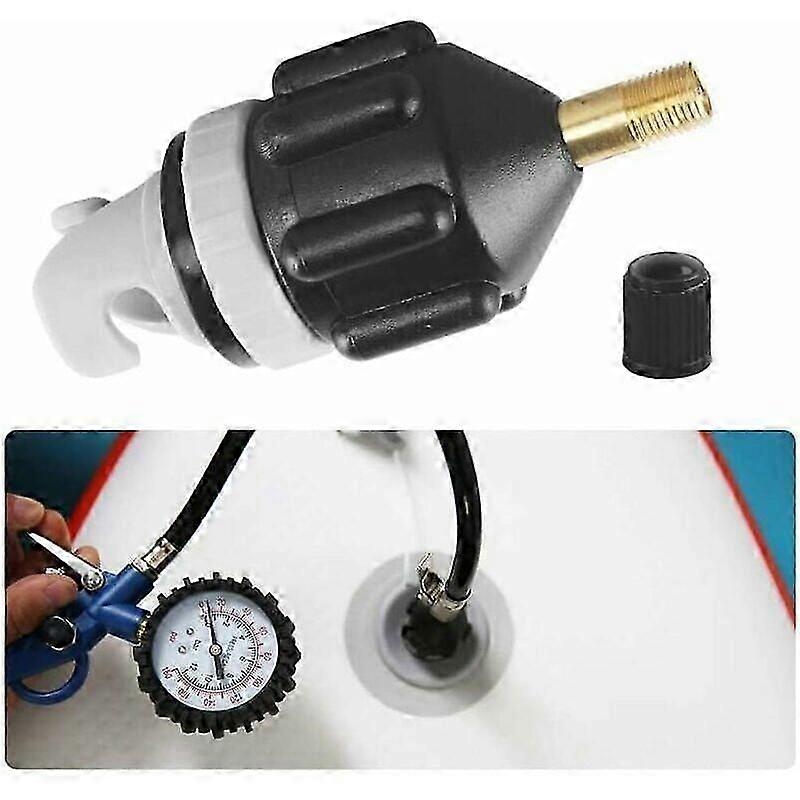 Sup Adapter Conventional Air Pump Sup Adapter for Compressor Air Pump Converter for Canoe Kayak Paddle Board Inflatable Boat Standard Valve Adapter Bl