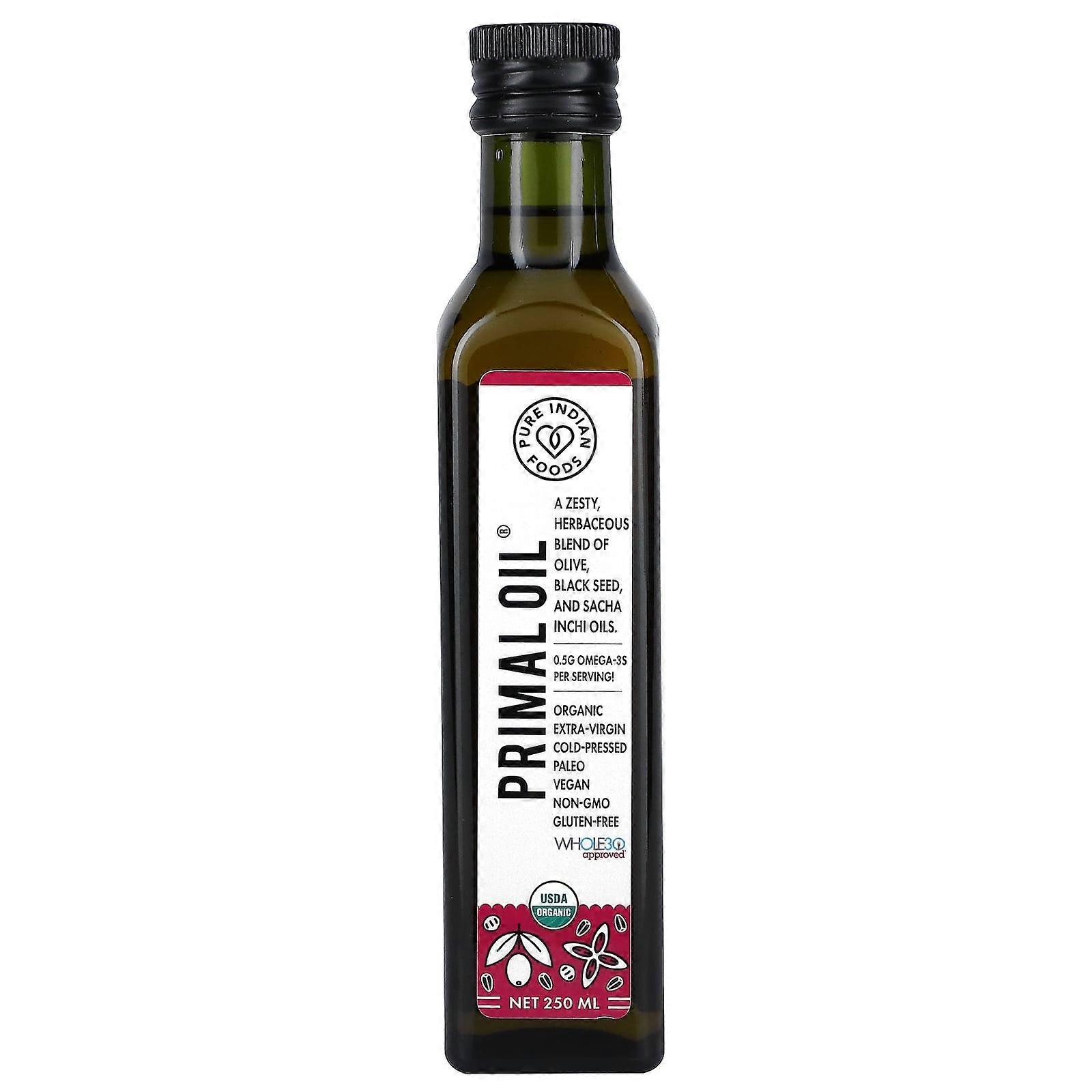 Organic Cold Pressed Extra-Virgin Primal Oil, 250 ml