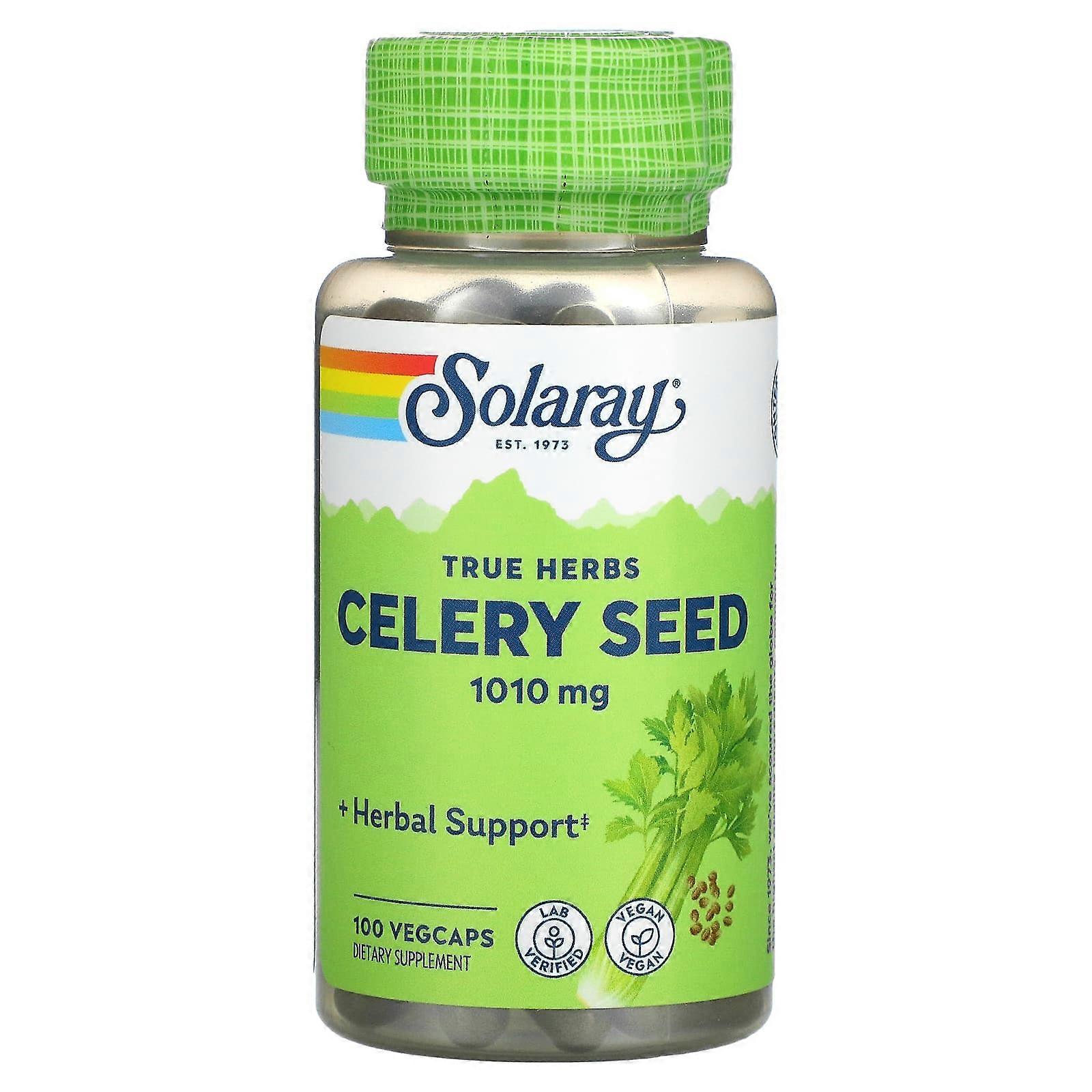 Celery Seed, 1,010 mg, 100 VegCaps (505 mg per Capsule)