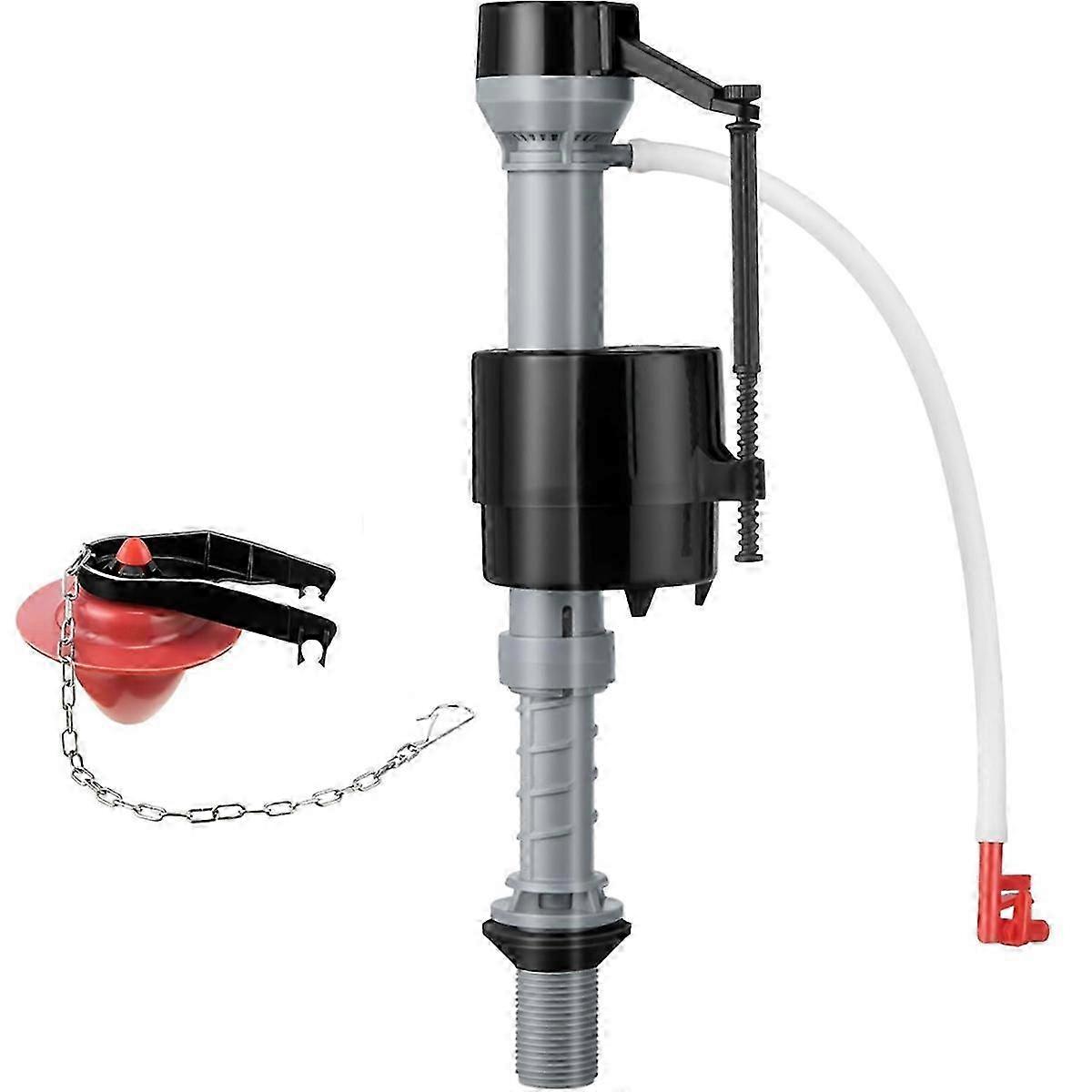 Toilet Float Replacement Kit, Universal Flusher and 2 Inch Flapper