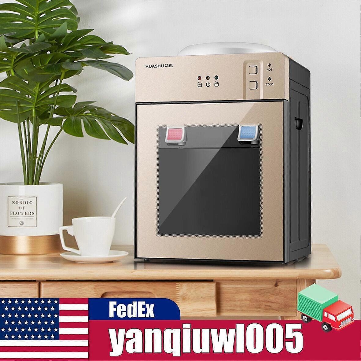 Top Loading Countertop Water Dispenser Hot Cold Water Cooler Drinking Machine