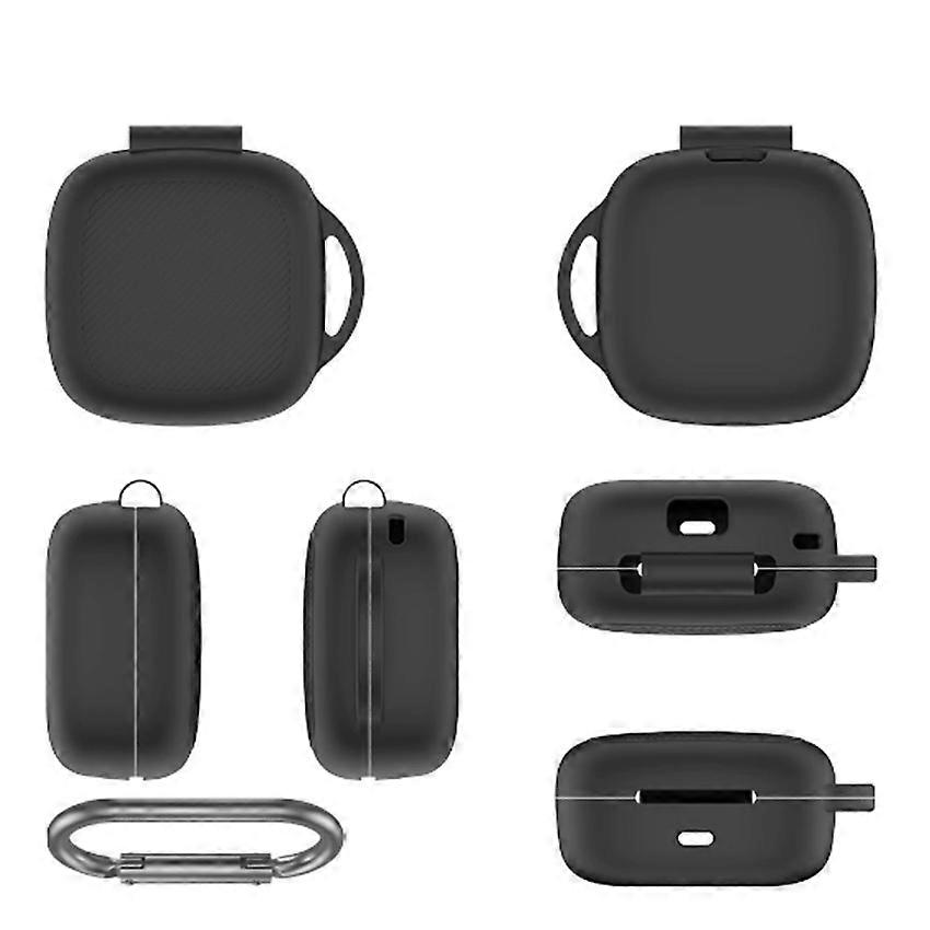 Bluetooth Earbuds Silicone Protective Case for Raycon Essential Open - EarbudsMinimalist Solid Color Accessories Black