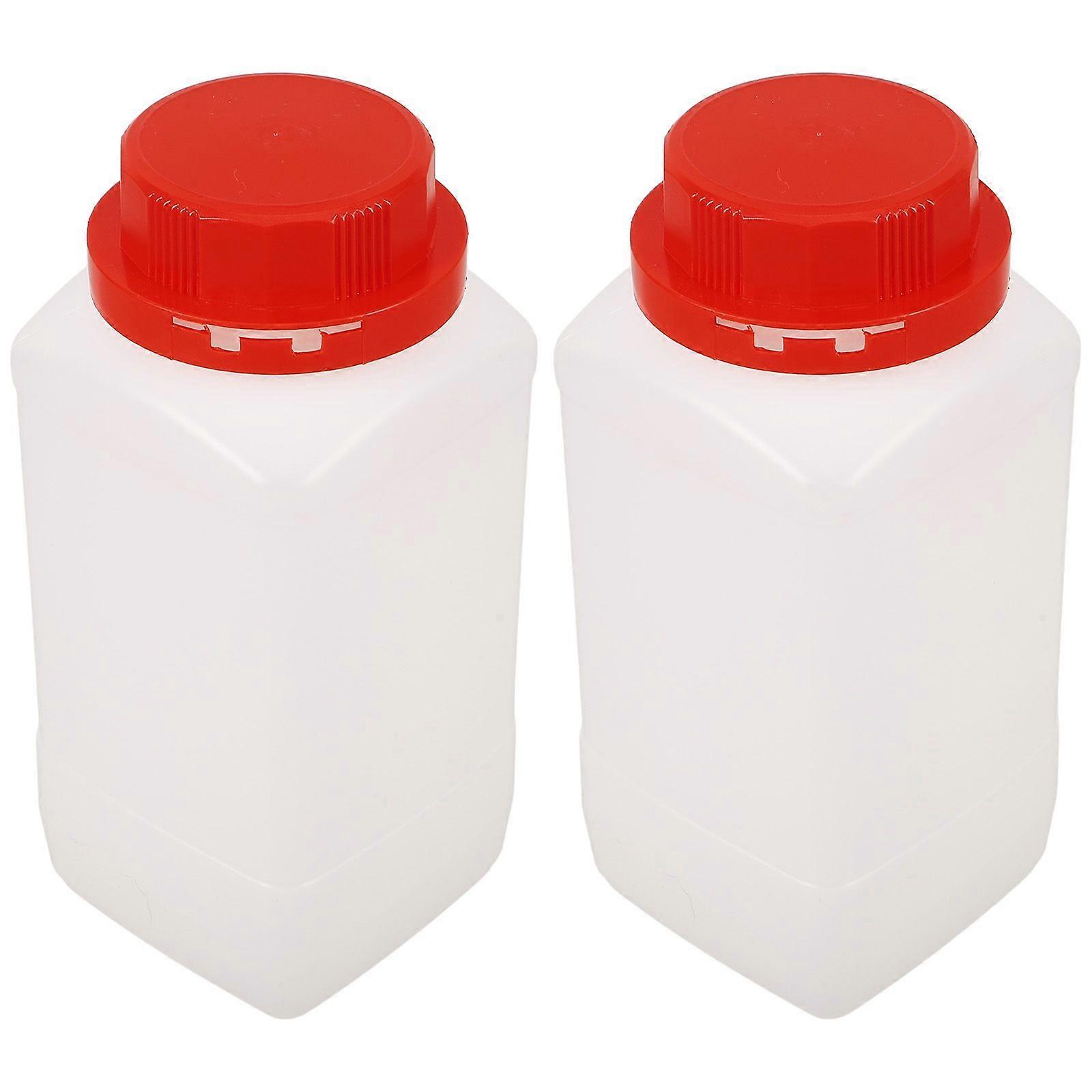2pcs Empty Bottle 1000ml Sample Bottle Empty Reagent Bottle Chemical Bottle Container