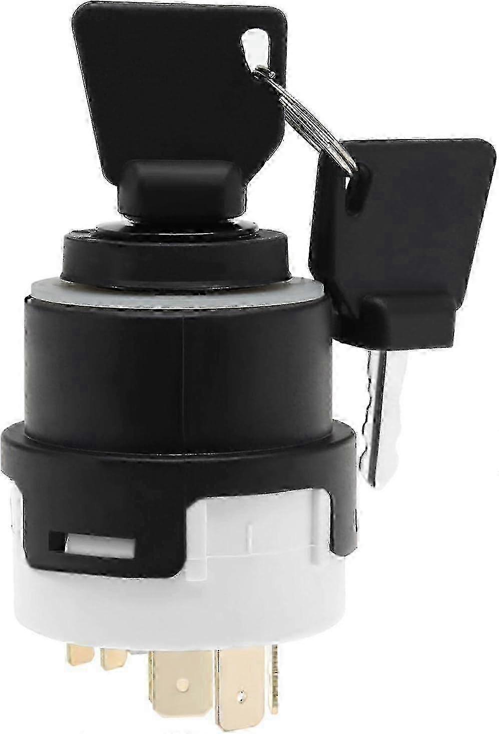 9-Pin Ignition Key Switch with 2 Keys for JCB & NH Compatible with Original Keys 701 80184 50988 85804674