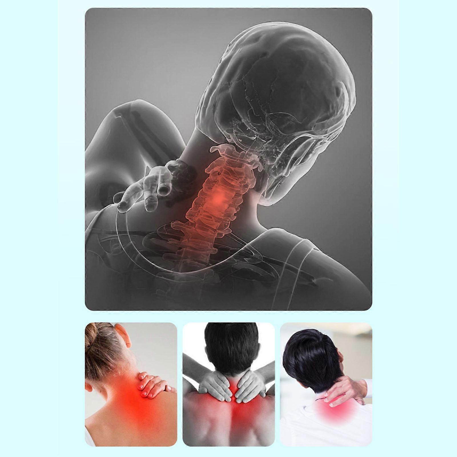 Neck Brace Soft Neck Support Prevent Head Bowing 360 Degree Adjustable Neck Stretcher for Students Office Workers 