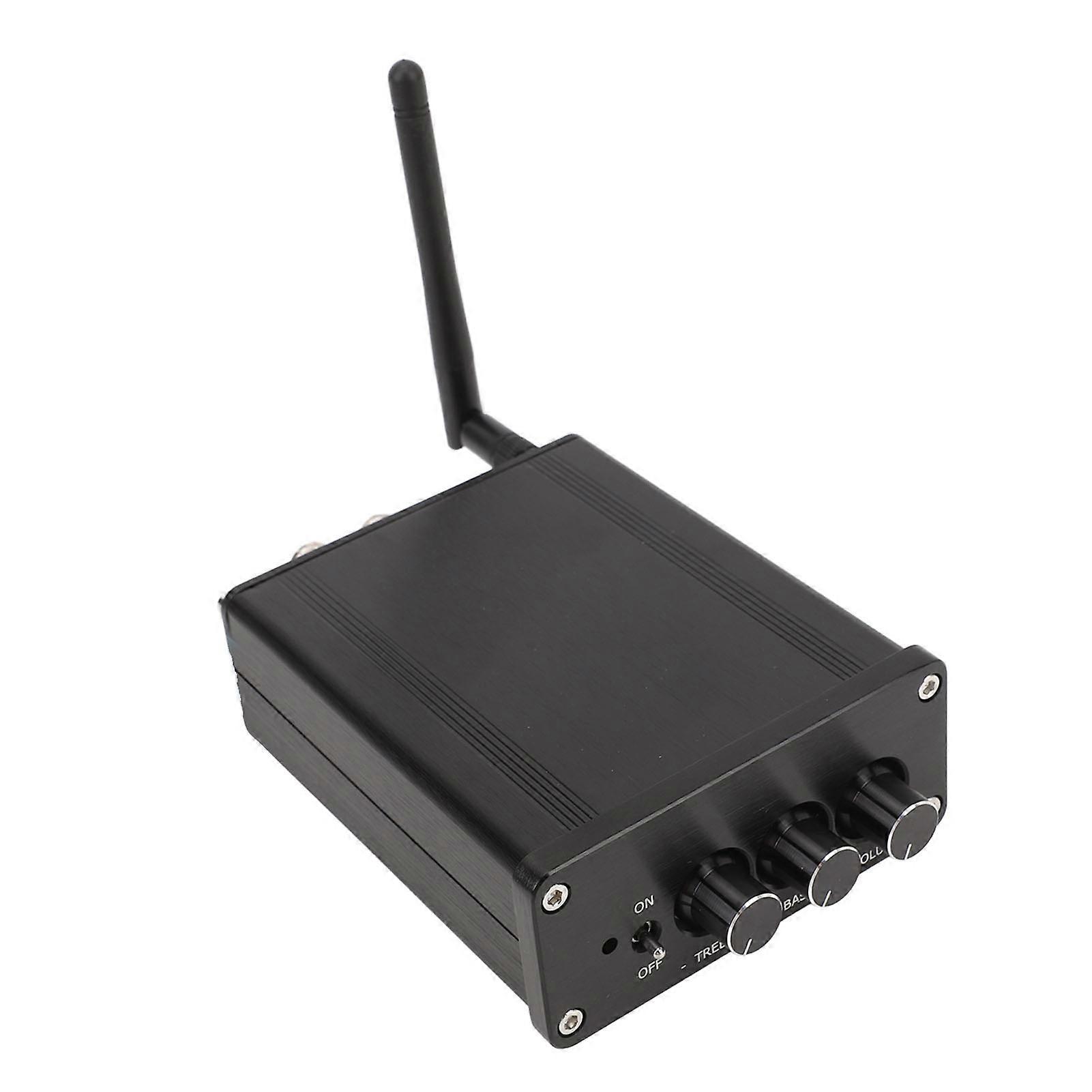 2.0 Stereo Dual Channel Stereo Amplifier Bluetooth 5.2 Passive Speaker Power Amplifier for Home EU Plug 