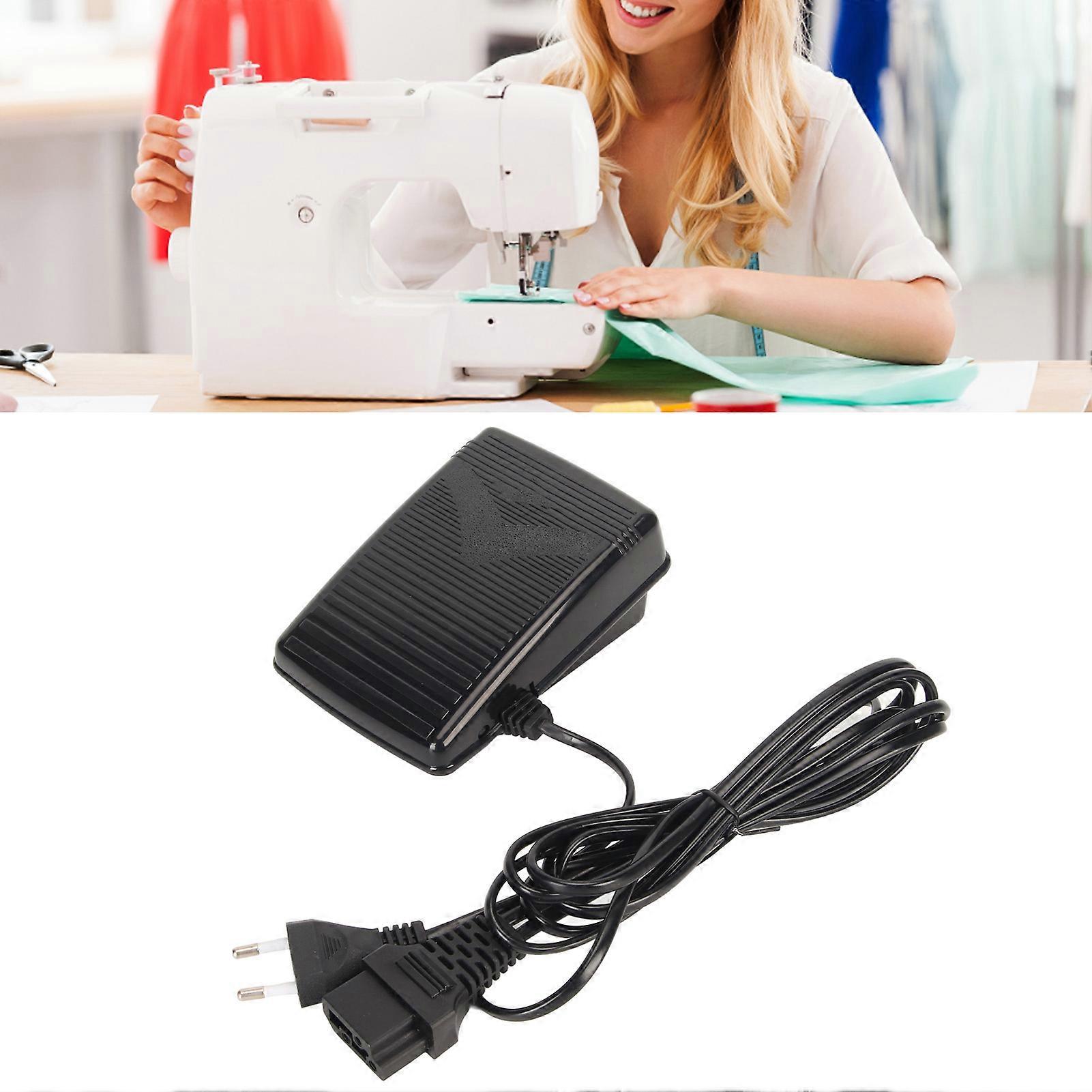 Sewing Machine Foot Switch Slip Resistant Sewing Machine Pedal with 6.6ft Cable for Household