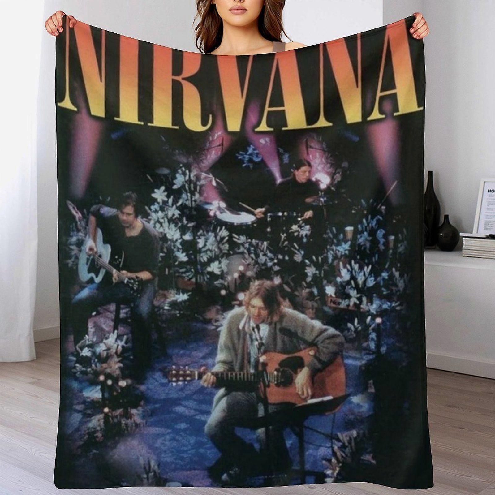 Nirvana Soft Foldable Blanket for Car Travel Winter No Shedding Velvet Breathable Plush Feel