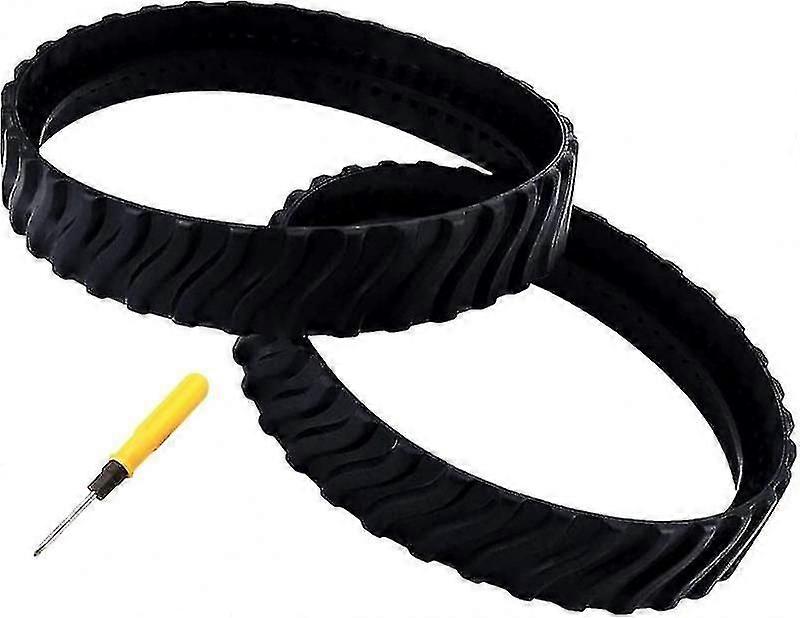 2 Pcs Tracks Adaptable For Tires Zodiac Mx6 Mx8 Mx9, Baracuda Robot Pool Cleaner R0526100 With Screwdriver Accessory For Swimming Pool Robot