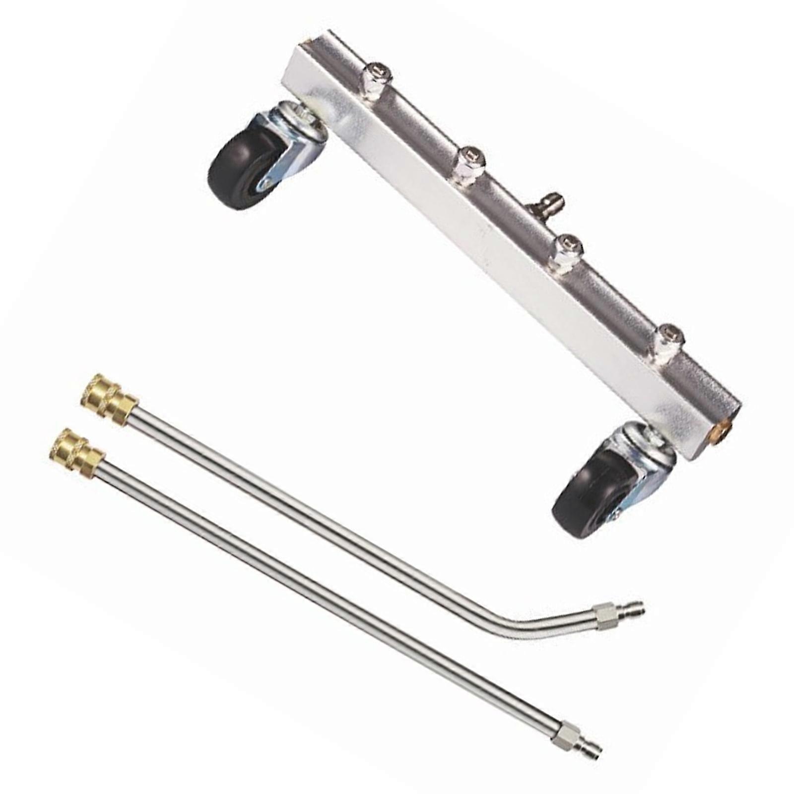 16インチ高圧洗浄機1/4クイックコネクタウォーターほうき車のシャーシの下の床洗浄車のシャーシ高圧洗浄機マルチカラー