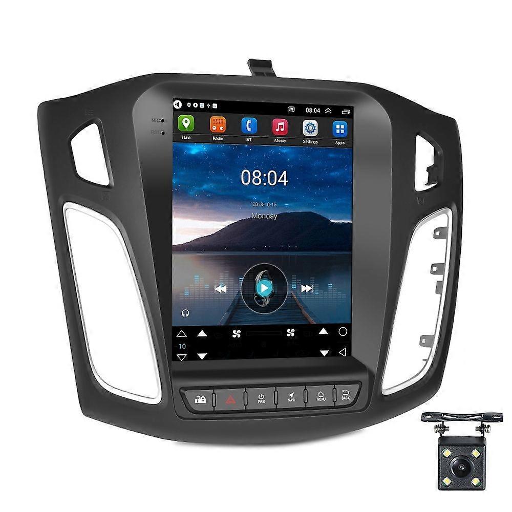 9.7 inch Car MP5 Player, Style: Standard+4 Light Camera
