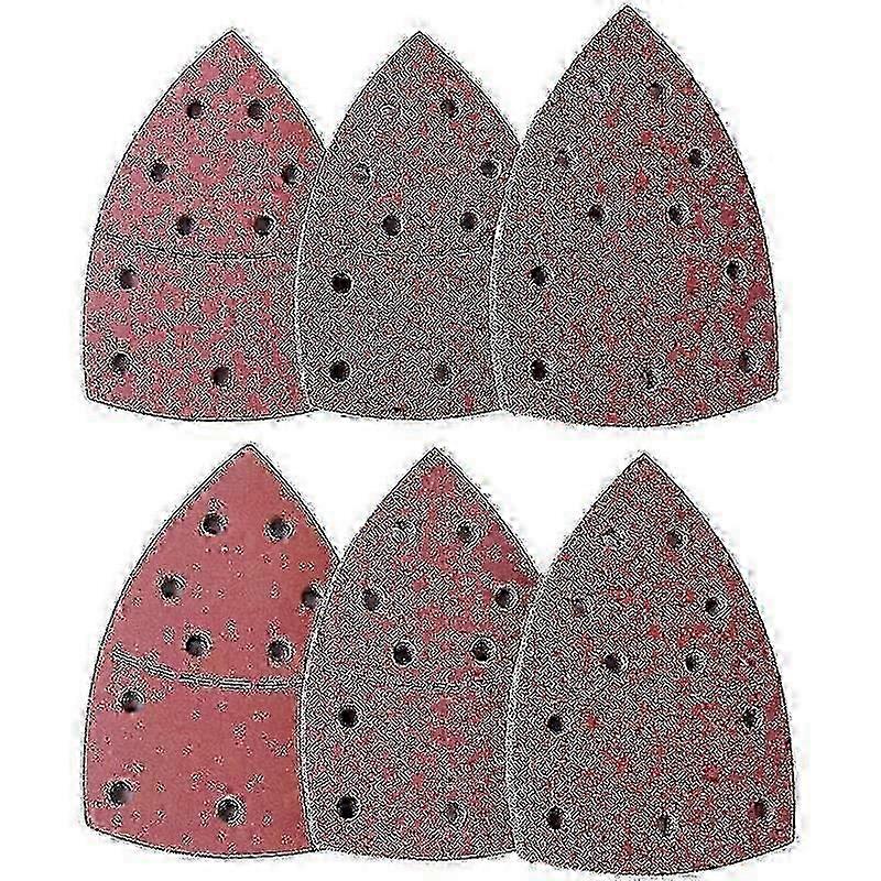10pc Triangular Sandpaper (40-2000 Grits) for Multi Sander & for Bosch Psm 160a Detail Palm Mouse Sander