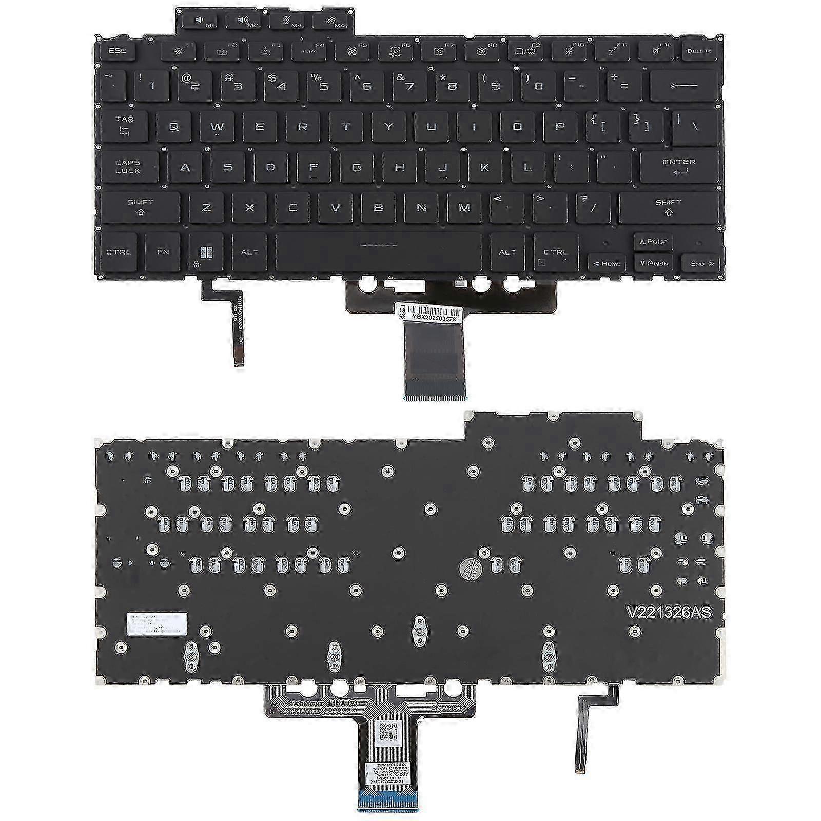 US Version Backlit Laptop Keyboard for Asus ROG Flow X13 GV302 2023 GV302XV GV302XU 2025