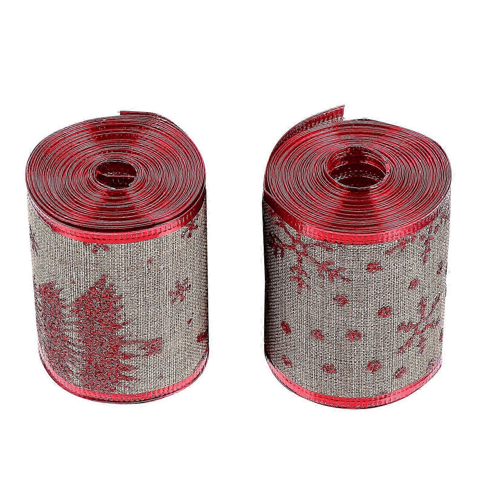 christmas 2 Christmas Wired Ribbons - DIY Packaging - 76