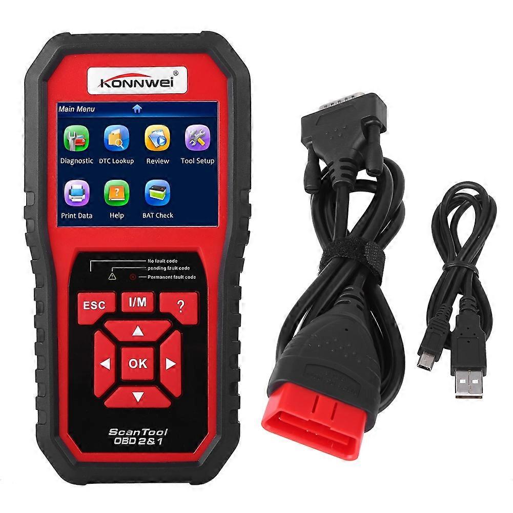 KW850 OBDII OBD2 EOBD Car Diagnostic Scanner Tool Fault Code Reader