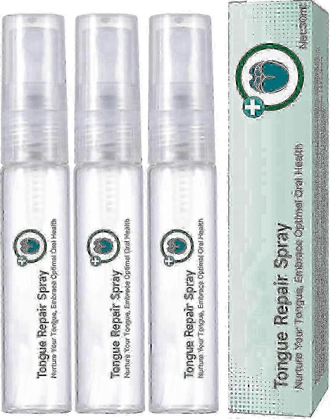 Convient pour 1 à 3 utilisations. Spray réparateur pour la langue 30 ml. Réduit le gonflement et la sécheresse. Traitement de la mauvaise haleine - D2