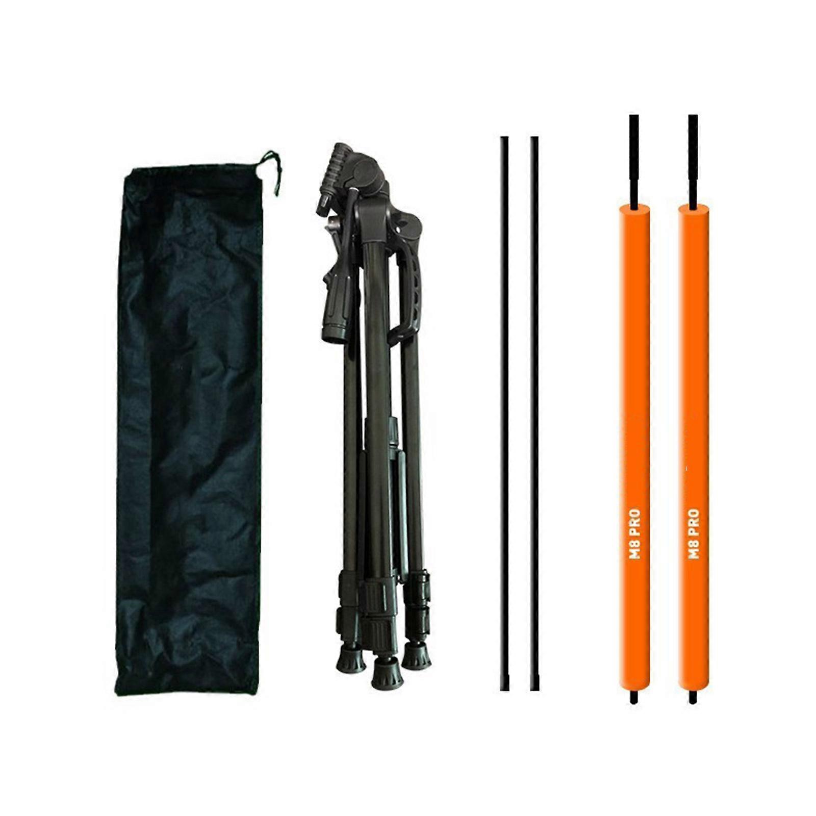 Golf Swing Trainer Aluminum Alloy Stand Beginner Golf Swing Corrector Practice Device Quick Assembly Training Tool Multicolor