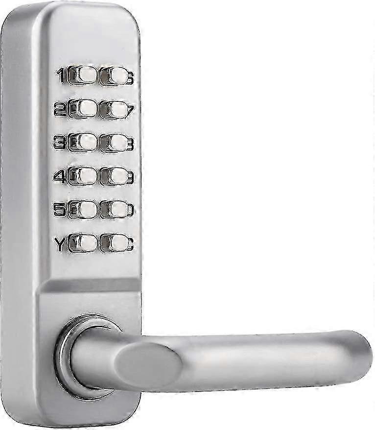 Waterproof Mechanical Code Lock, 1-11 Digit Code Combination Security Password Coded Lock Keyless Mechanical Combination Door Lock For Woode