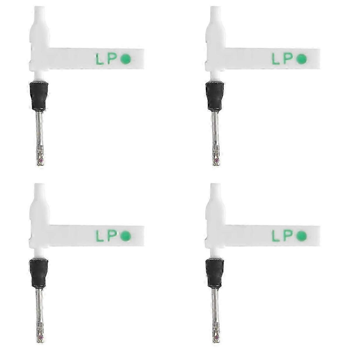 4pcs BSR Needle Stylus,Double-Sided Record Player Needle Replacement Phonograph Record Player Stylus for BSR -16 -17White A-W