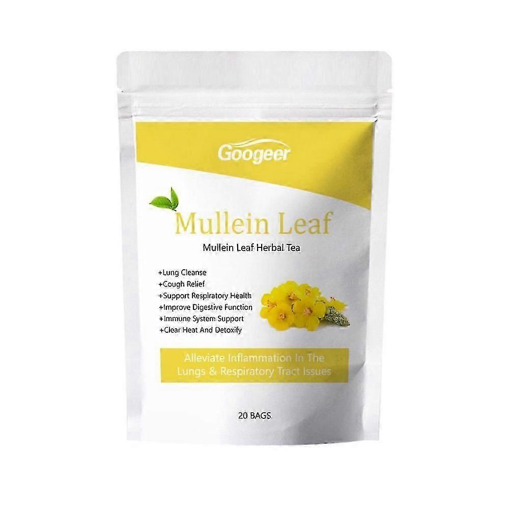 Mullein Yaprağı Çay Poşetleri Bitkisel Akciğer Temizleme Solunum Öksürük Çay Rahatlatmak