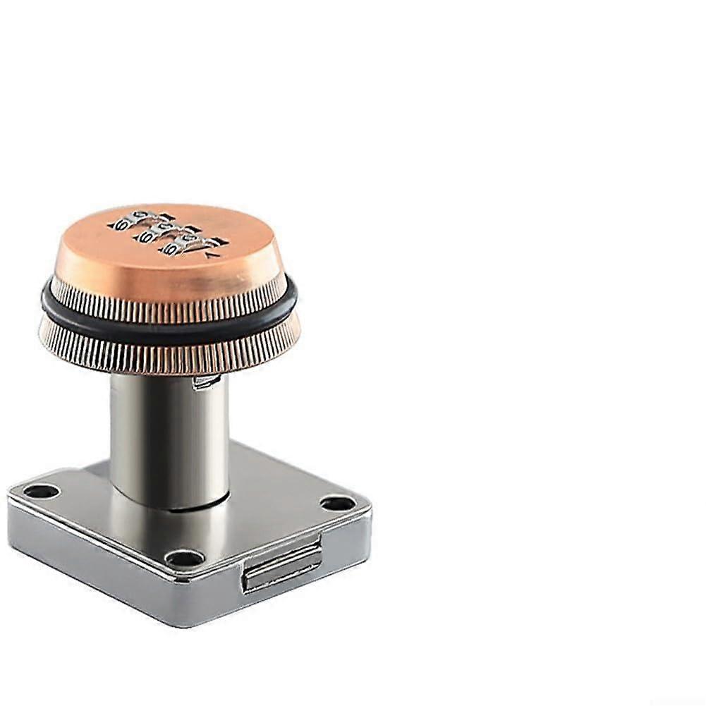 Zinc Alloy Password Locking Hasp And Staple With Padlock Compatible For Garage Shed Cupboard Drawer Cabinet Red Bronze