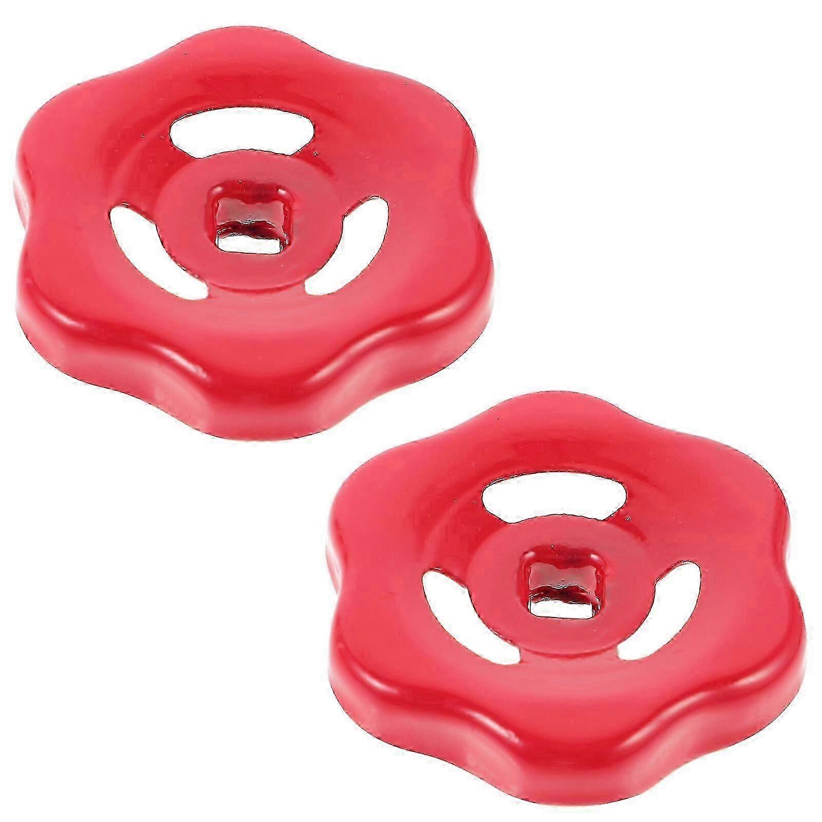 2 قطع دش صنبور مقبض 7 مم مربع هول بوابة المياه مقبض صنبور في الهواء الطلق مقبض