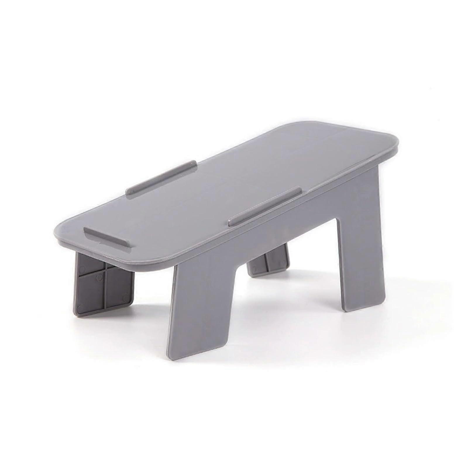 Foldable Shoe Storage Rack with DoubleLayer Slot Design for Wardrobe Space Saving, Gray