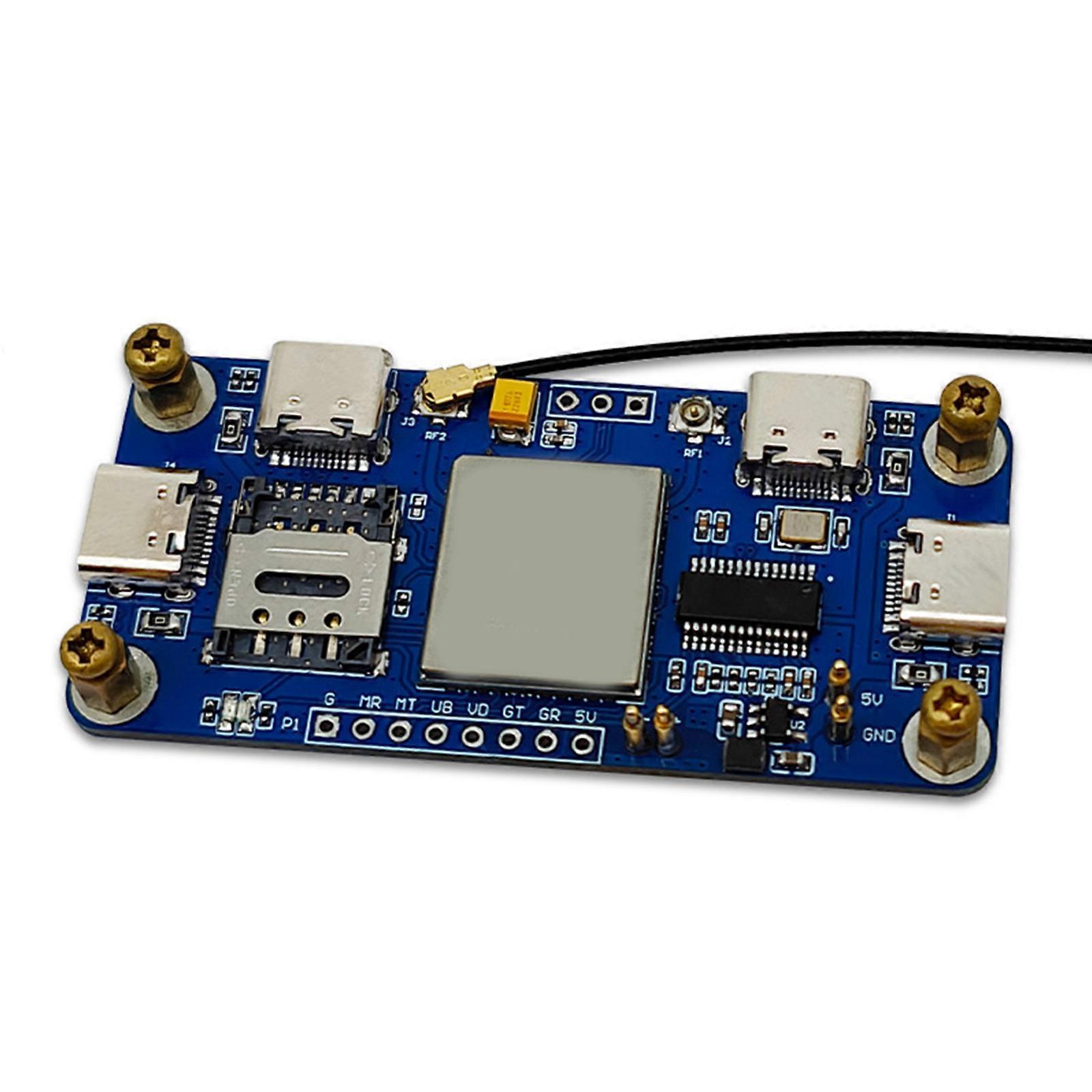 Gooseberry Ratio Aught 4G Expansion Board With Triplicate USB Type CREATE Harbors And 60uA Sleep Manner Multicolor