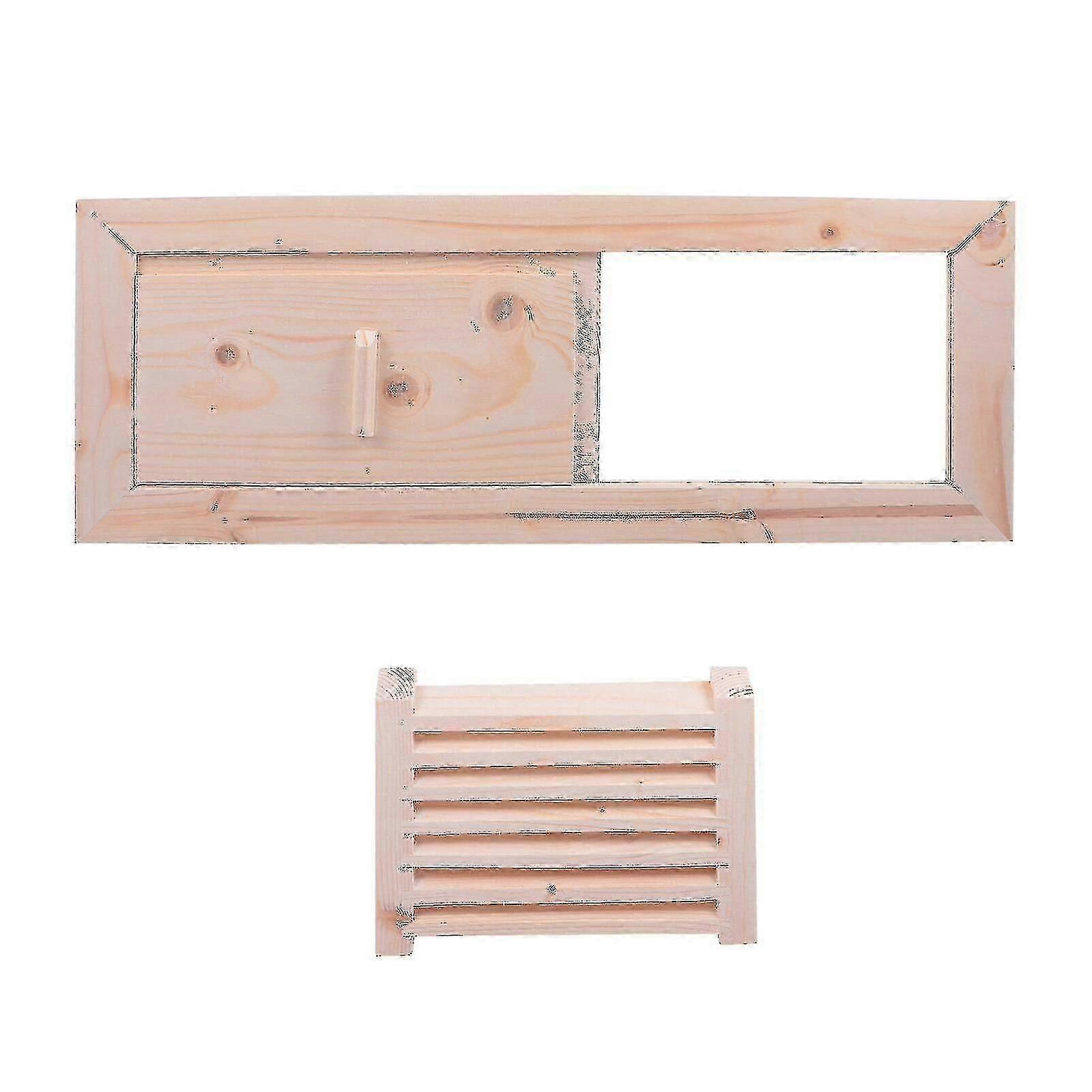 1 set basturumsluftventil persienner galler ventilationspanel basturumsutrustning