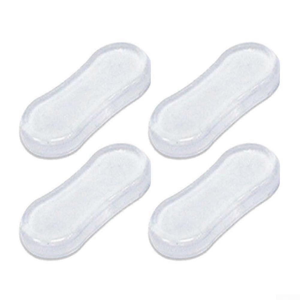 Set of 5 Toilet Seat Bumpers, Transparent Silicone Spacers for Stability and Noise Reduction