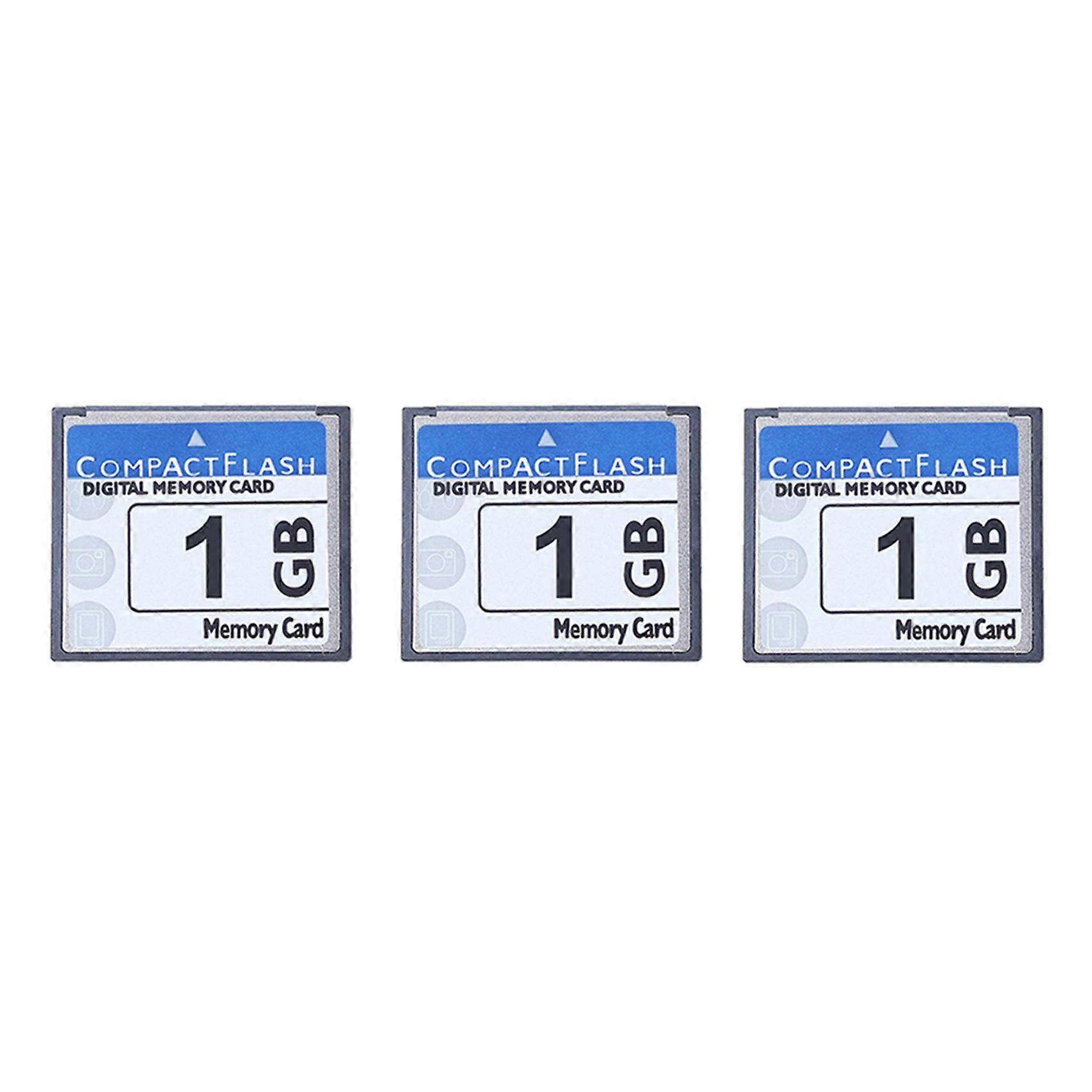 3X Professional 1GB Compact Flash Memory Card for Camera, Advertising Machine, Industrial Computer Card