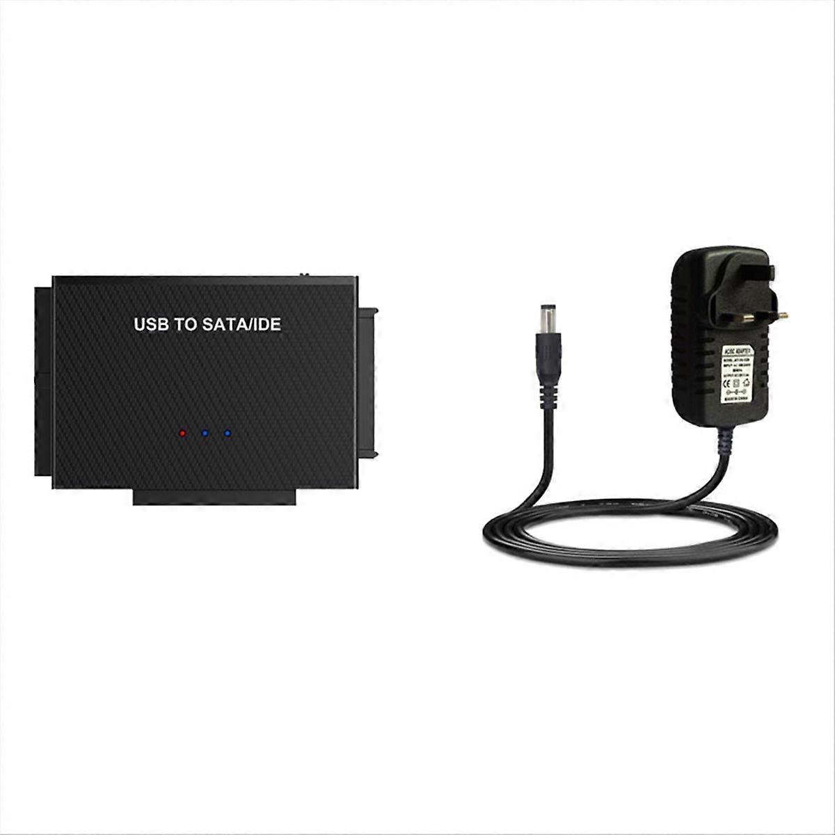 USB 3.0 to SATA / IDE Adapter Hard Drive Adapter UK Plug