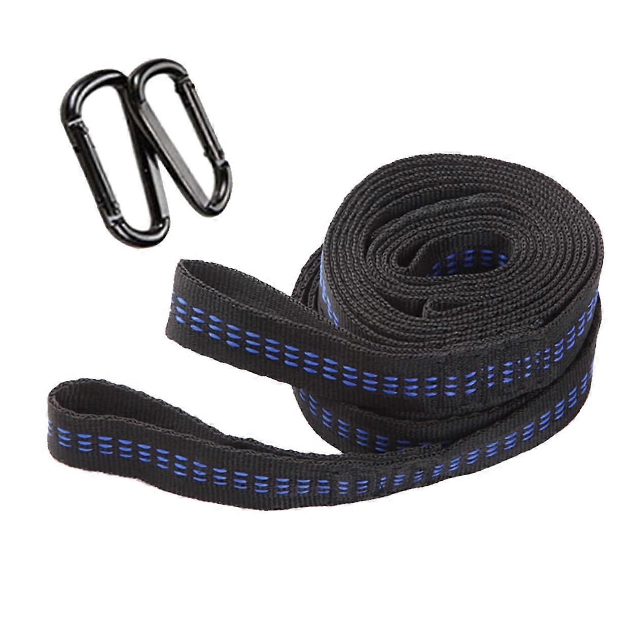 2Pcs Adjustable Heavy Duty Hammock Tree Hanging Straps with Storage Bag for Outdoor Use