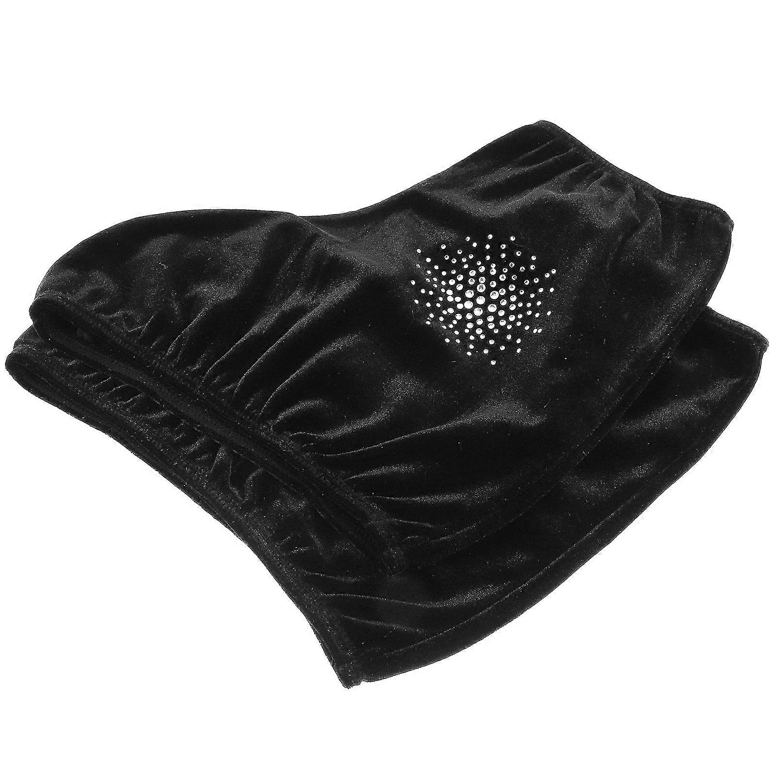 Adjustable Skate Shoe Cover for Skating 1Pair Black Boot Covers