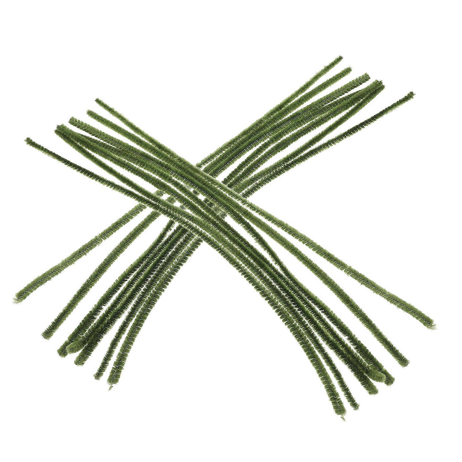 200Pcs DIY Twisting Sticks Green Twisted Sticks for Decoration