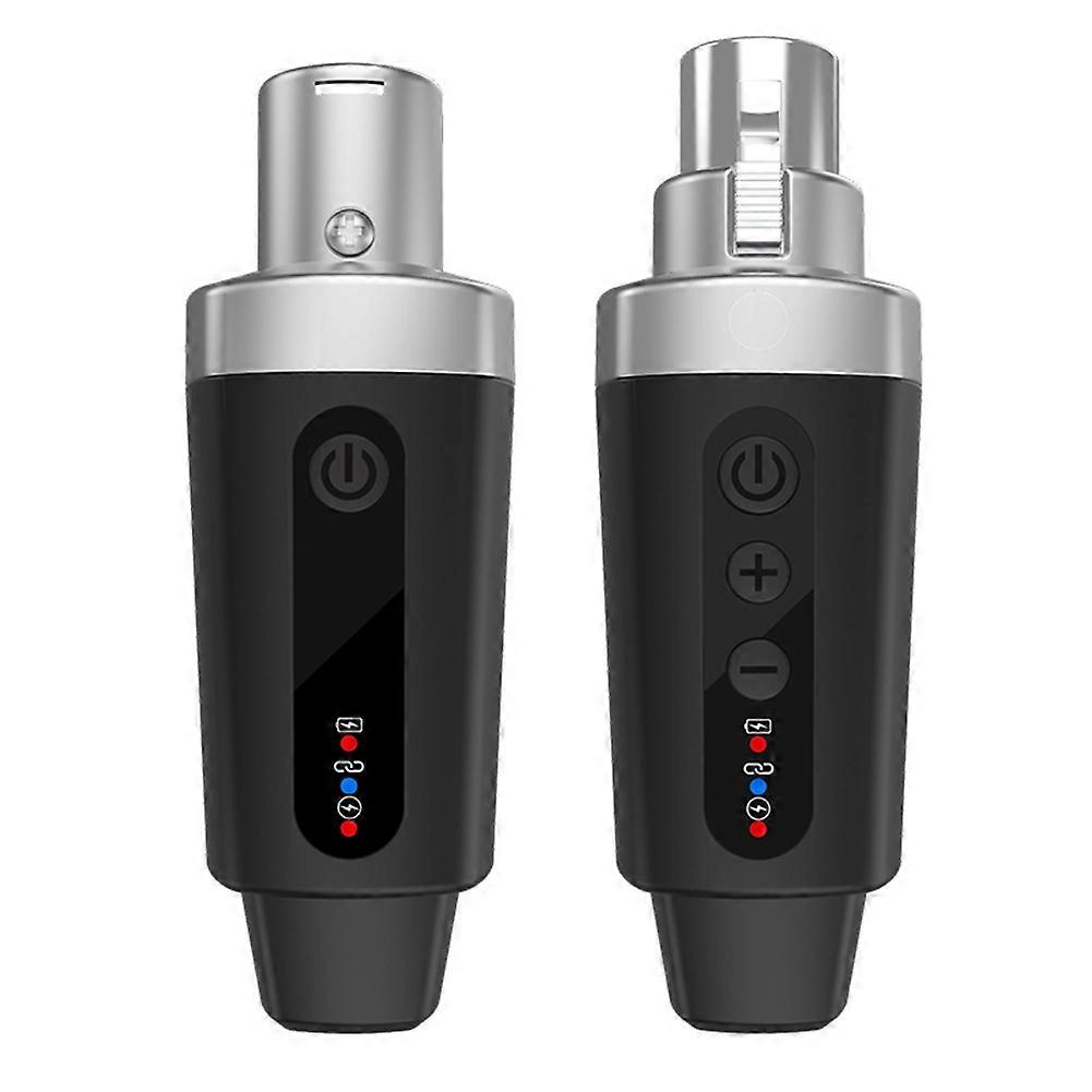  XLR Adapter System Wireless Microphone Transmitter Receiver for Dynamic Microphone Guitar Audio Mixer PA System