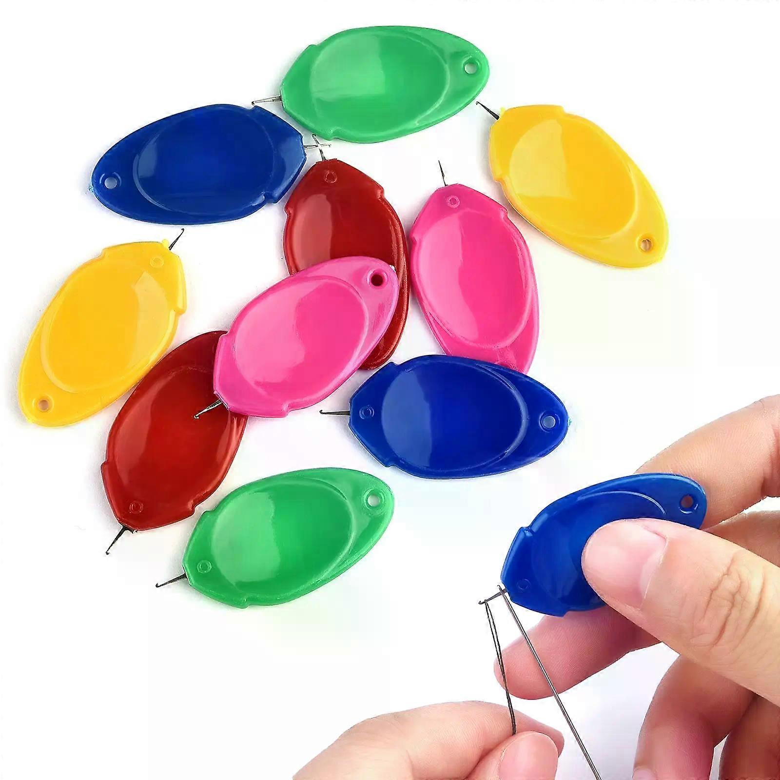 10pcs Needle Threader Elderly Guide Needle Sewing Machine Stitch Insertion Device Automatic Simple Thread Sewing DIY Accessories