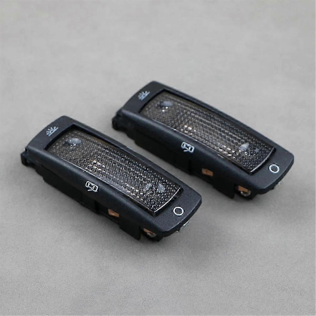 Ceiling Reading Light compatible with Golf 1998-2005, 2pcs Black Dome Lamp Superb