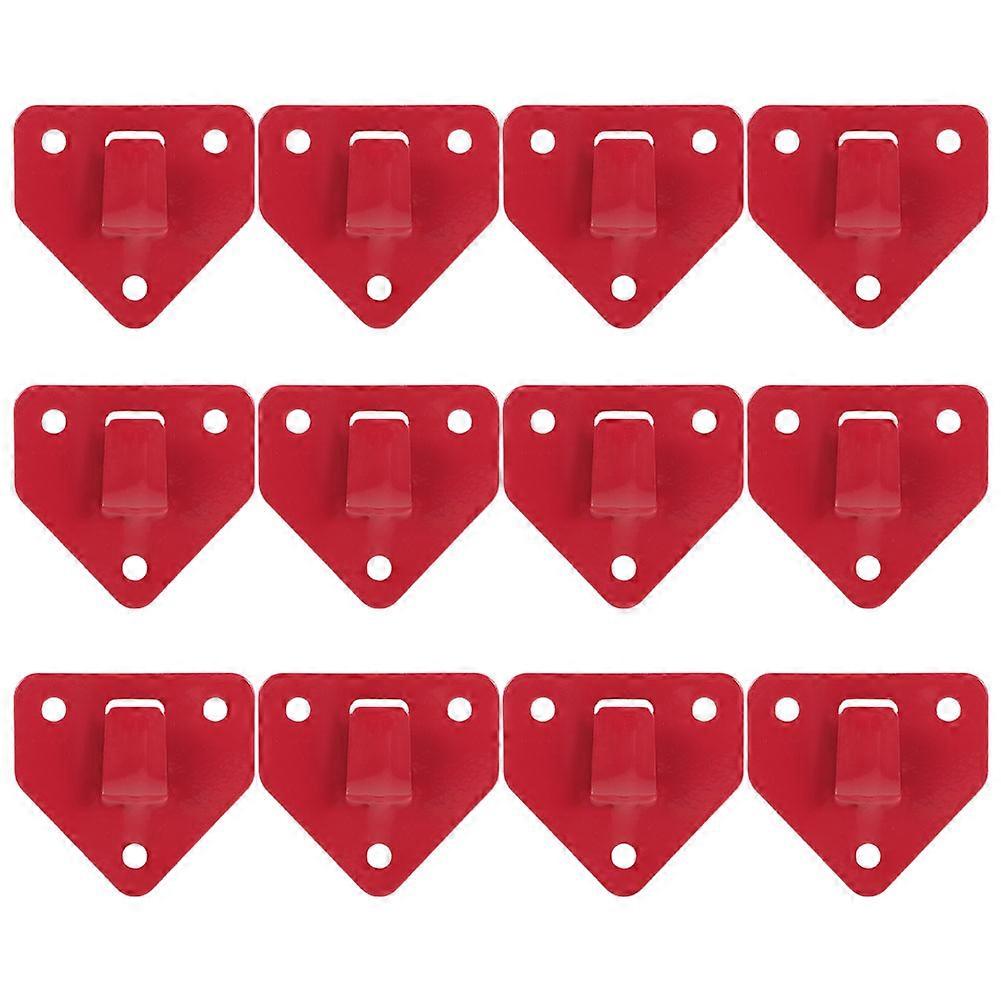 Fire Extinguisher Wall Bracket for Mounting Hook Durable Iron 12Pcs