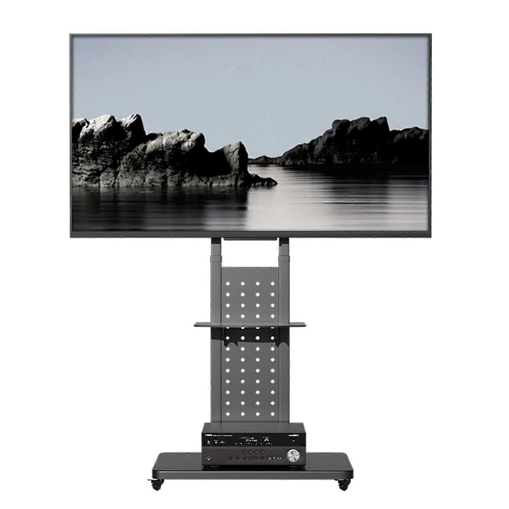 重型移动落地电视支架，适用于 32-65 英寸电视安装支架推车旋转垂直电视屏幕