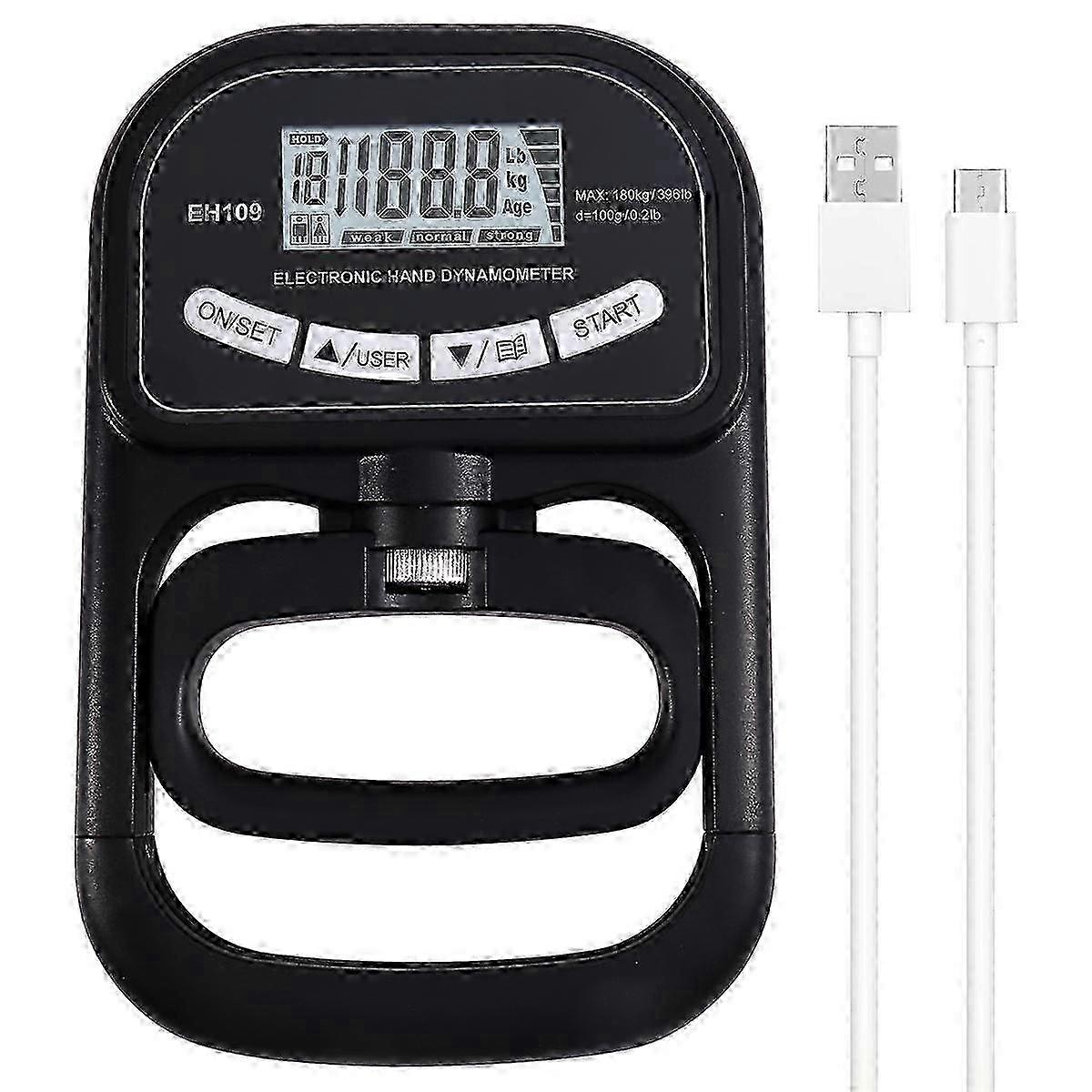 Hand Grip Dynamometer for Strength Training, Electronic Grip Strength Tester